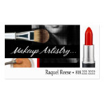 "Lipstick" Makeup Artist Promotional Marketing Business Cards