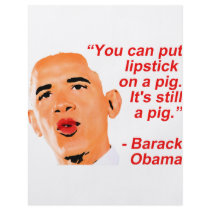 Lipstick Obama Comment flyers
