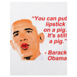 Lipstick Obama Comment Flyers