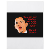 Lipstick Obama Comment flyers