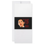 Lipstick Obama Comment Customized Rack Card