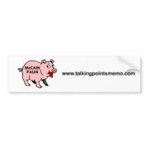 Lipstick on a Pig bumper stickers by tpmmedia Lipstick on a Pig bumper stickers