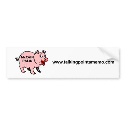 Lipstick on a Pig Bumper Stickers by tpmmedia
