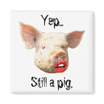 Lipstick on a Pig Magnet