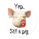 Lipstick on a Pig stickers