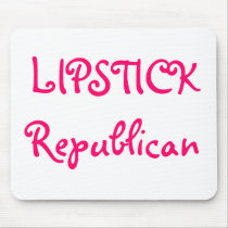 LIPSTICK Republican mousepads by PalinPower LIPSTICK Republican mousepads