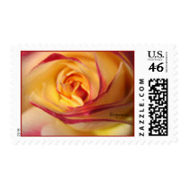 Lipstick Sunshine Rose Wedding Postage