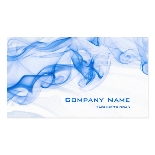 Liquid Blue Business Card (front side)
