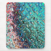 Liquid Blue Gel Mousepad