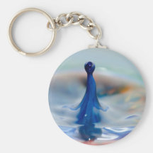 Liquid Blue Key Chains