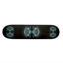 Liquid Blue Web Custom Skate Board