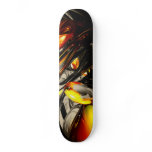 Liquid Chaos Abstract Skateboard