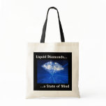 Liquid Diamonds Tote Canvas Bag