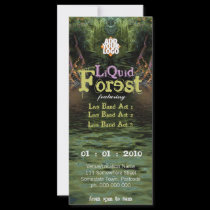 Liquid Forest Party Flyer