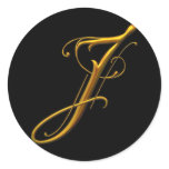 Liquid Gold J monogram Stickers