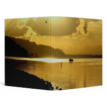 Liquid Gold Sunset Landscape Avery Binder