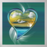 Liquid Heart Print