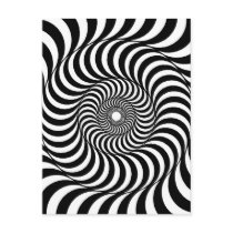liquid - Op Art Postcard