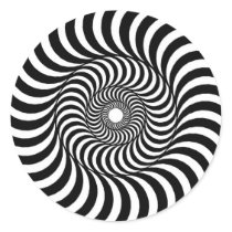 liquid - Op Art Sticker