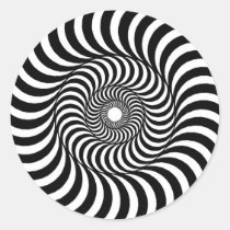 liquid - Op Art stickers