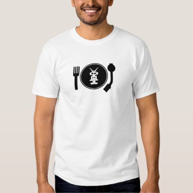 Liquid Sky Music  PLATE LOGO T Shirt