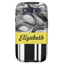 Liquid Stripes Yellow Samsung Galaxy Case casemate cases