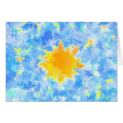 Liquid Sun Greeting Cards by elledeegee