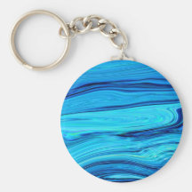 Liquid Water Artistic Pattern Keychain