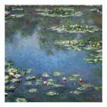 Lirios de agua, Monet, flores del impresionismo de Invitacion Personalizada