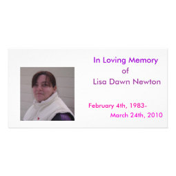 Lisa Dawn Newton photocard