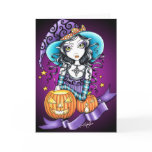 Lisa Gothic Halloween Witch Card
