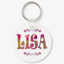 Lisa Keychain by IArtist40 Lisa Keychain
