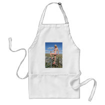 Lisa, Pink Microkini Apron