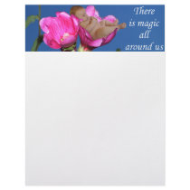 Lisanthius Flower Baby Personalized Letterhead