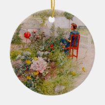 Lisbeth  in the Flower Garden Ornaments