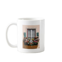 Lisbon´s window balcony coffee mug