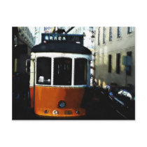 Lisbon tram post cards