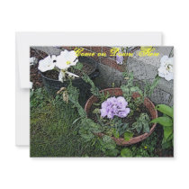 Lisianthas Flower Garden Invite