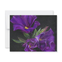 Lisianthus stickers invitations