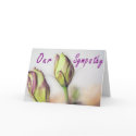Lisianthus Sympathy card by MakaraPhotos Lisianthus Sympathy card