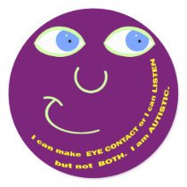Listen Autistic Stickers