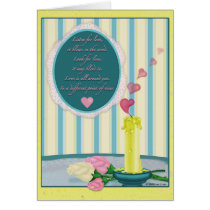 Listen for love, it blows in the wind cards