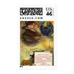 Listen Little One on Halloween postage