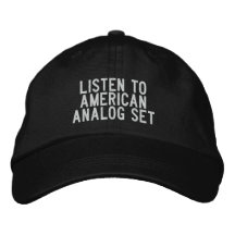 listen to American Analog Set Embroidered Hats
