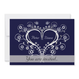 Listen to My Heart Wedding Invitations invitation