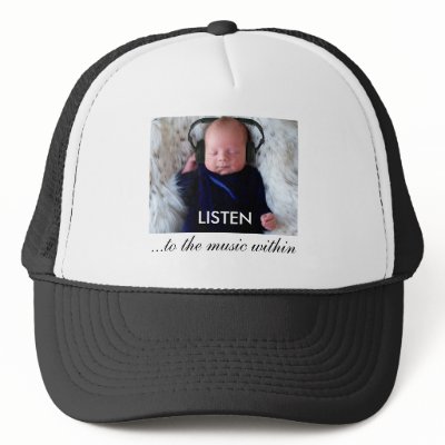 LISTEN ...to the music within. Trucker Hats by Higherfi