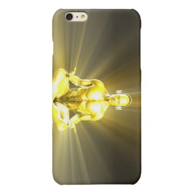Listening to Music and Reaching a Calm Zen State Glossy iPhone 6 Plus Case