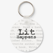 Lit Happens! keychains