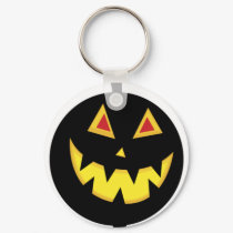 Lit Jack-o-Lantern Keychain