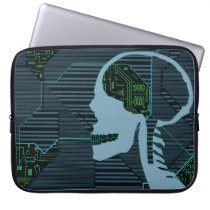 lit logicskull laptop sleeves